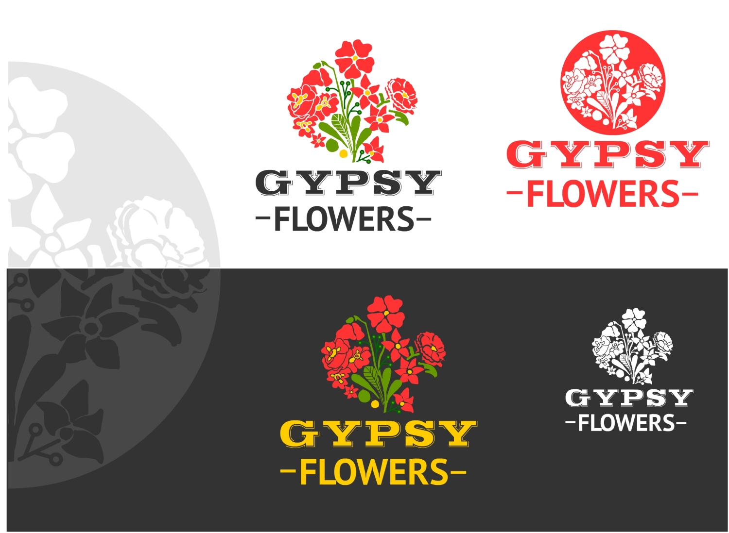 Logo Design by Kero for Gypsy Flowers | Design #14888568