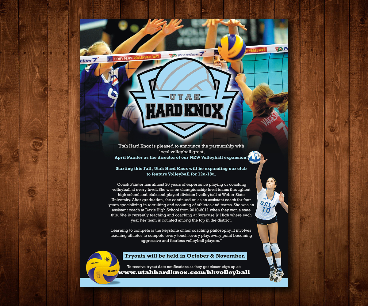 Flyer-Design von Designers Hub für Utah Hard Knox | Design #14828504