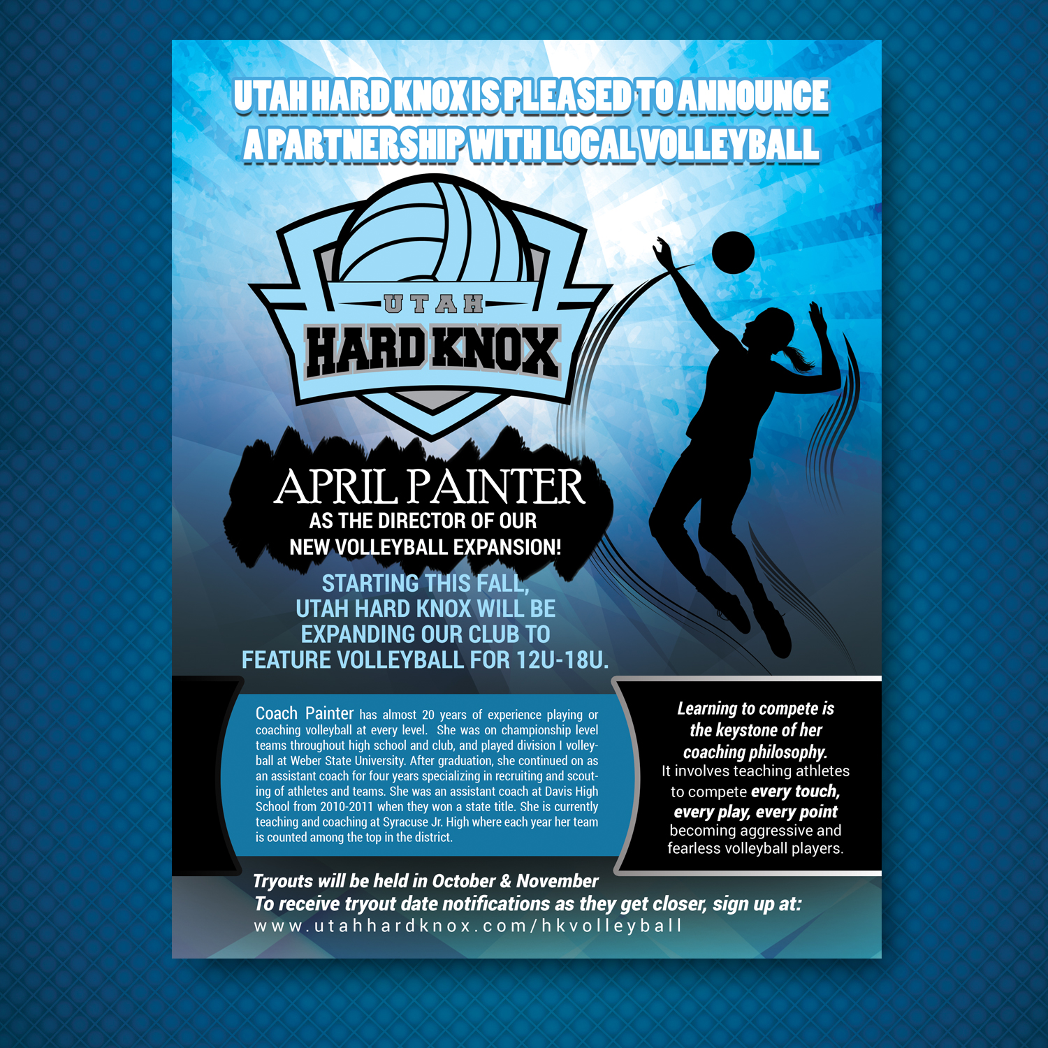 Diseño de Flyer por uk para Utah Hard Knox | Diseño #14823123