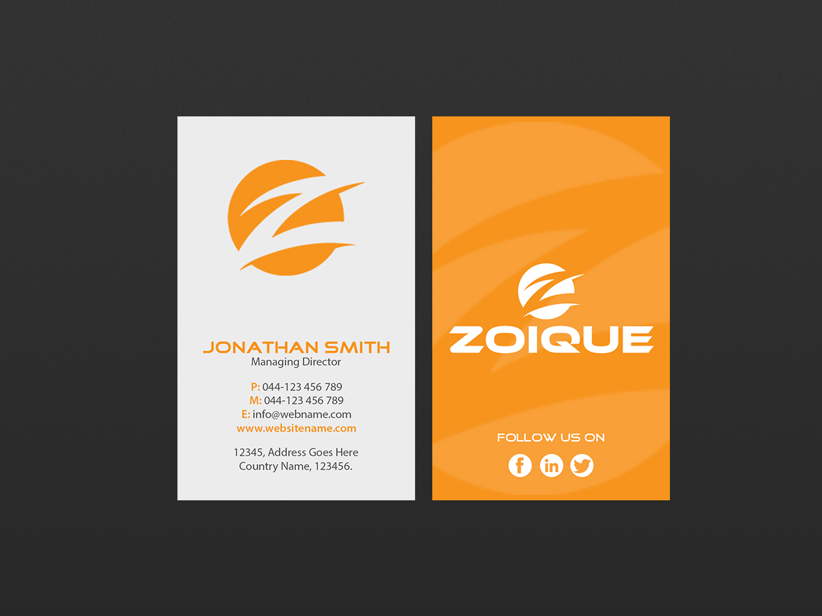 Business Card Design by Creations Box 2015 for Ekasol Consulting | Design #14832119