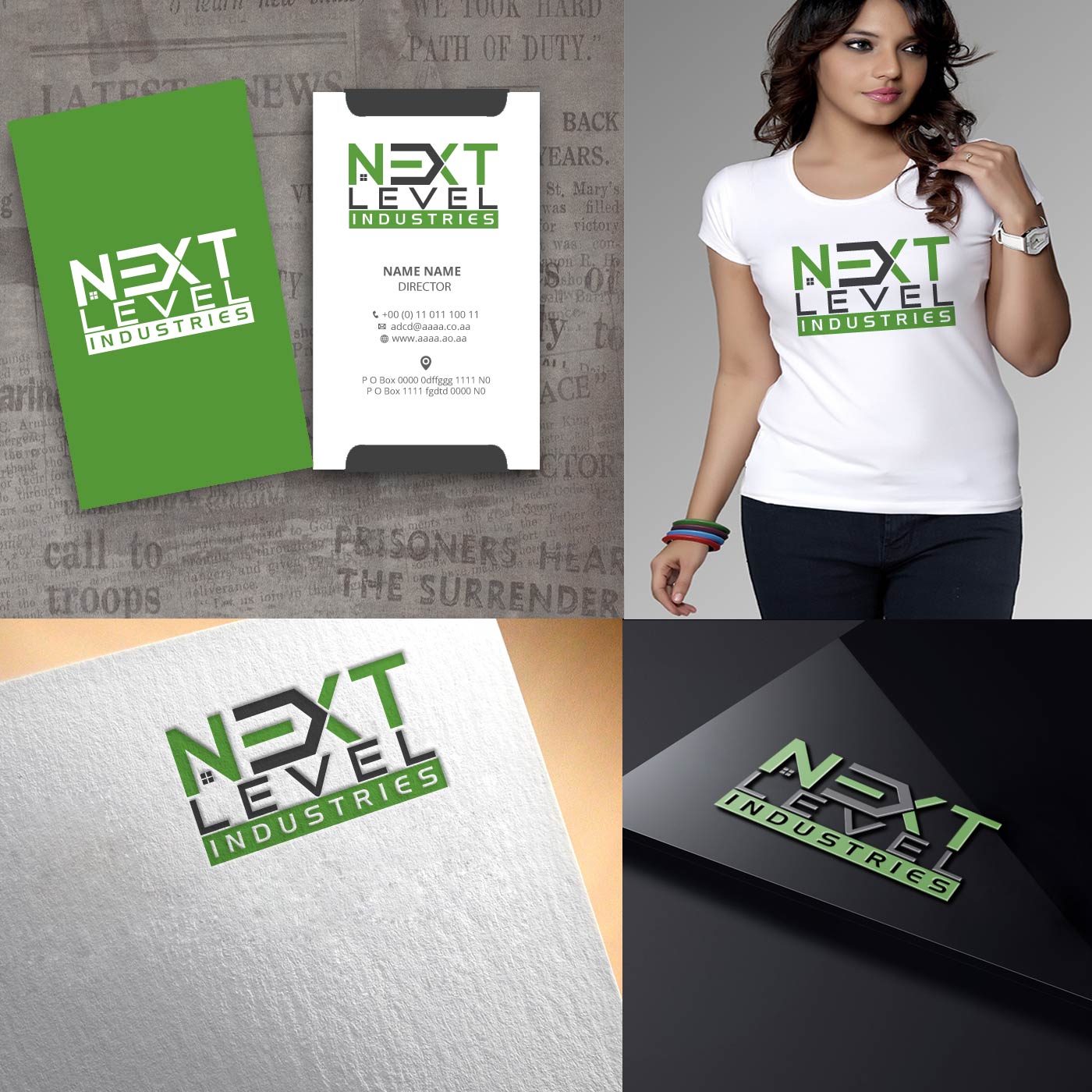 Logo Design by zebronicgraphic for Next Level Industries | Design #14905648