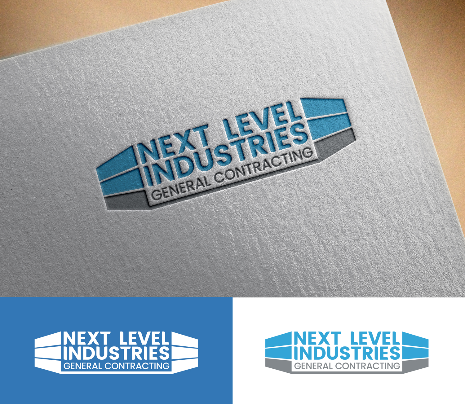 Logo Design by Wiggly Vector for Next Level Industries | Design #14873734