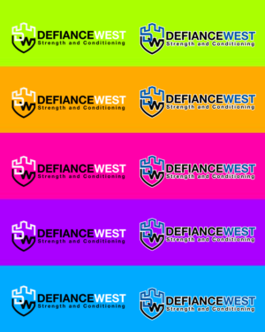 Logo Design by GenArt for Defiance West Strength and Conditioning | Design: #14858223