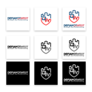 Logo Design by GenArt for Defiance West Strength and Conditioning | Design: #24874196