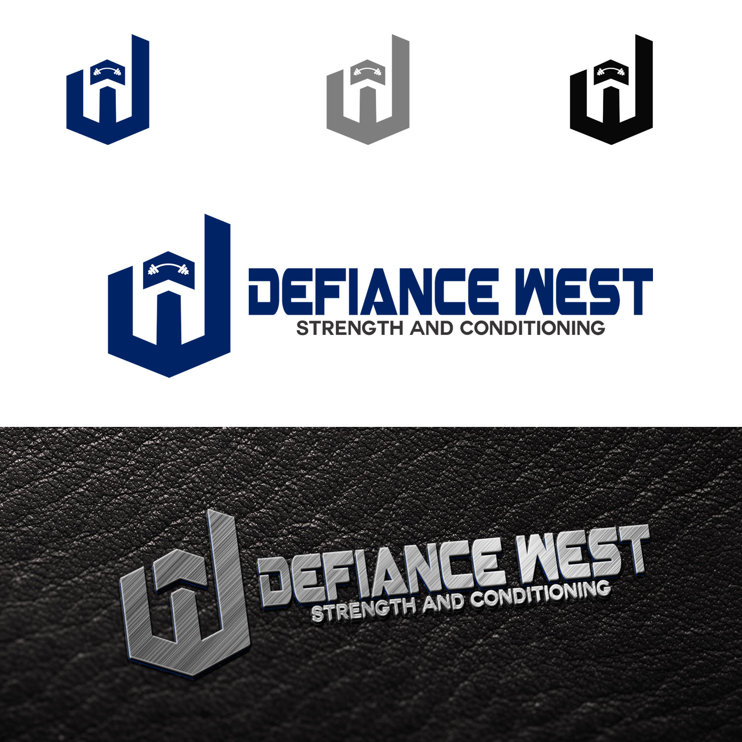 Logo Design by Lab-Artz for Defiance West Strength and Conditioning | Design #14862748