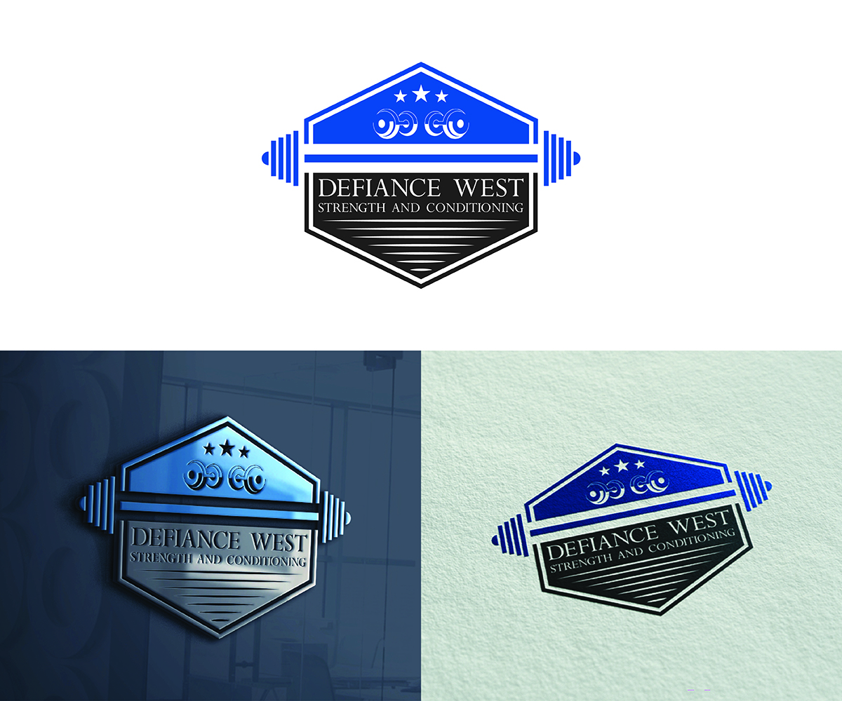 Logo Design by eMARK for Defiance West Strength and Conditioning | Design #14868211