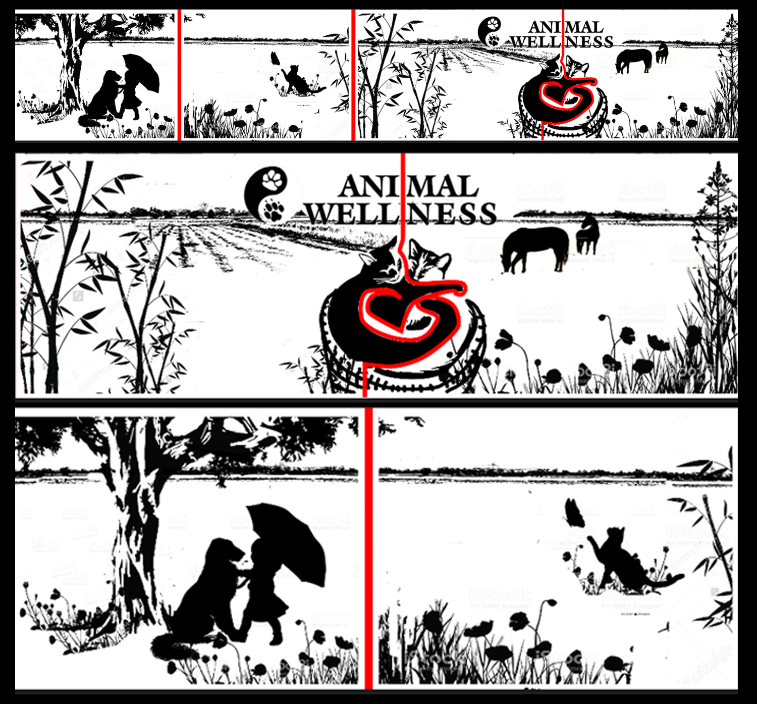 Diseño Gráfico por aklinnertz 2 para Being Wellness/Animal Wellness | Diseño: #14849168