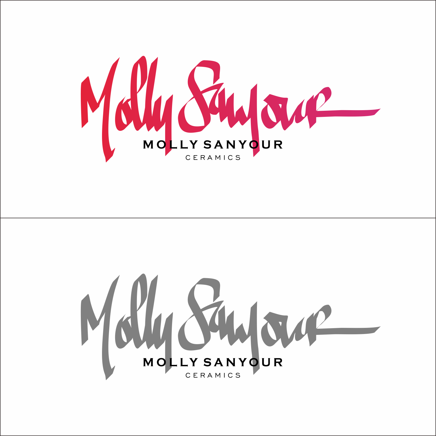 Logo Design by Melinda Han for Molly Sanyour Ceramics LLC | Design #14867830
