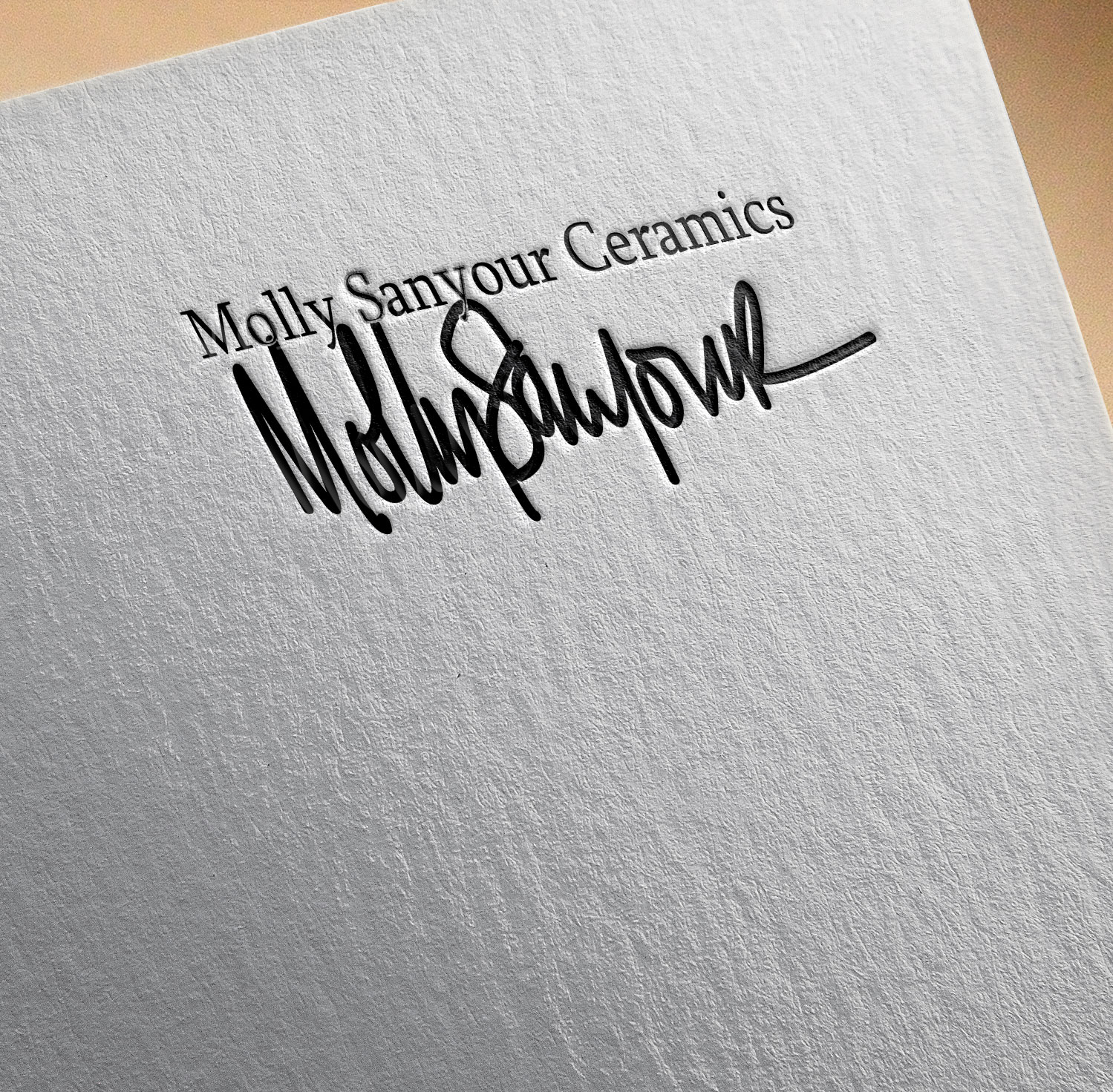 Logo Design by roberthill for Molly Sanyour Ceramics LLC | Design #15199676