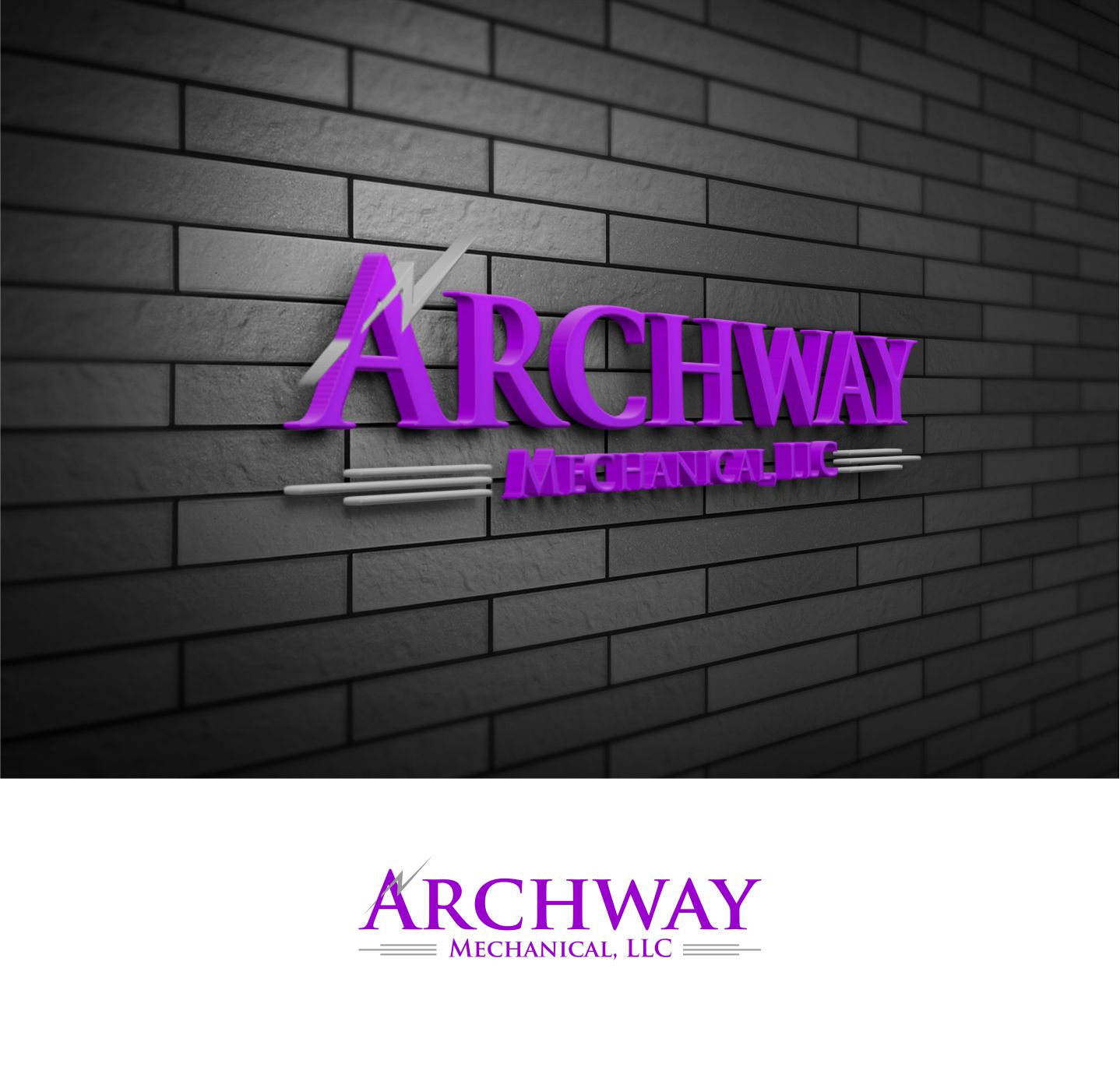 Logo Design by Ir Mv for Archway Mechanical, LLC | Design #14827241