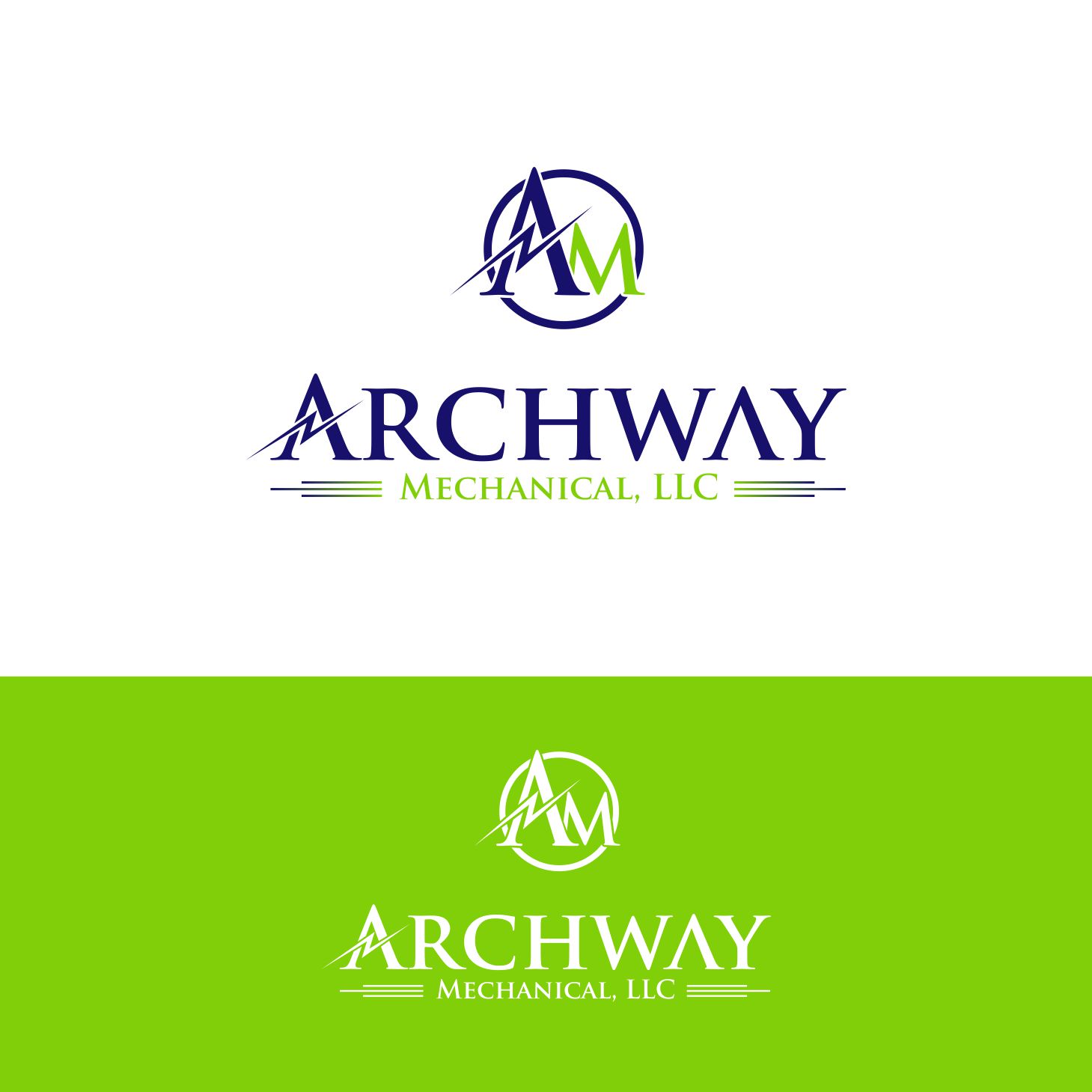 Logo Design by Ir Mv for Archway Mechanical, LLC | Design #15070589
