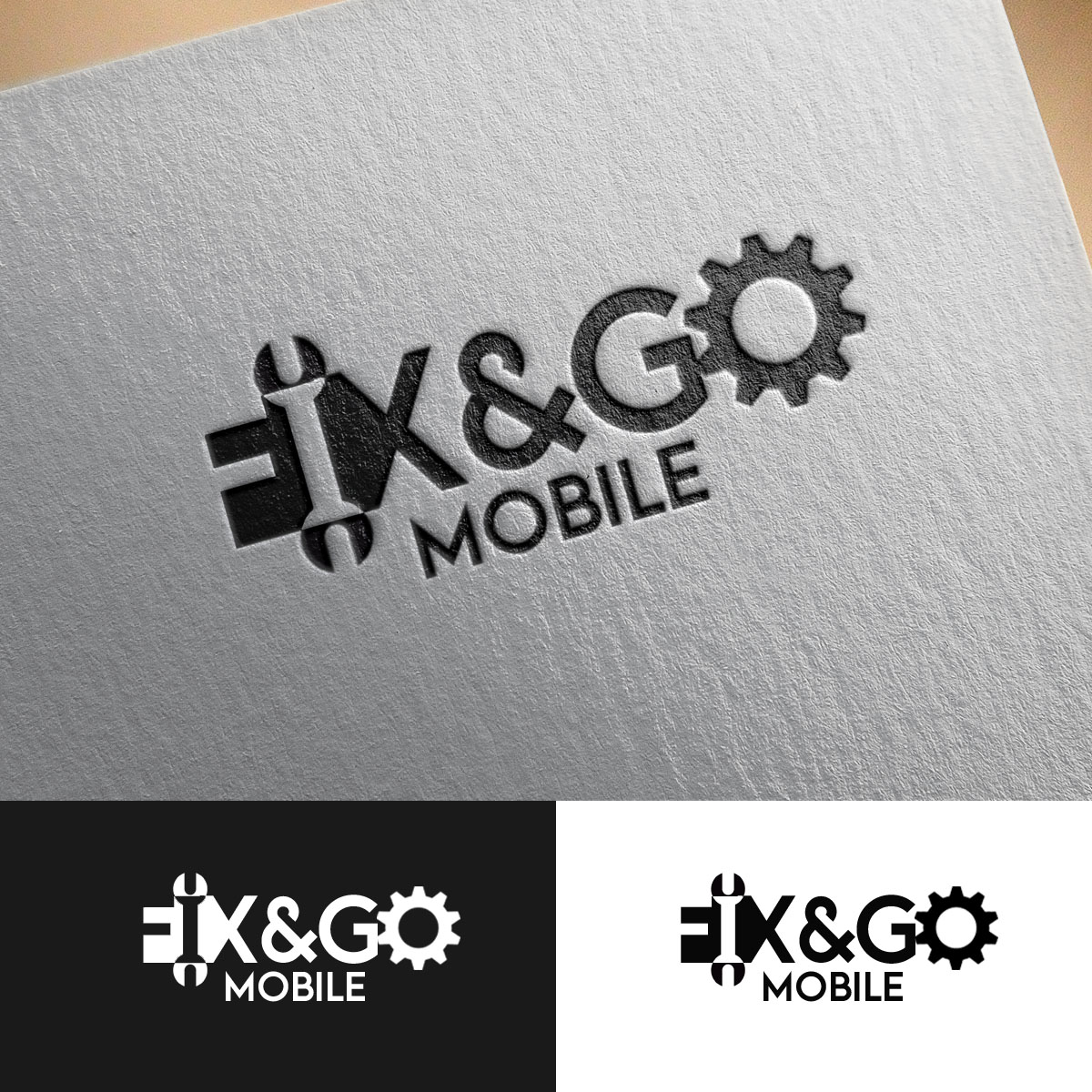 Logo Design by limuelcastro7 for FIX&GO MOBILE TECHNOLOGY | Design #14827260