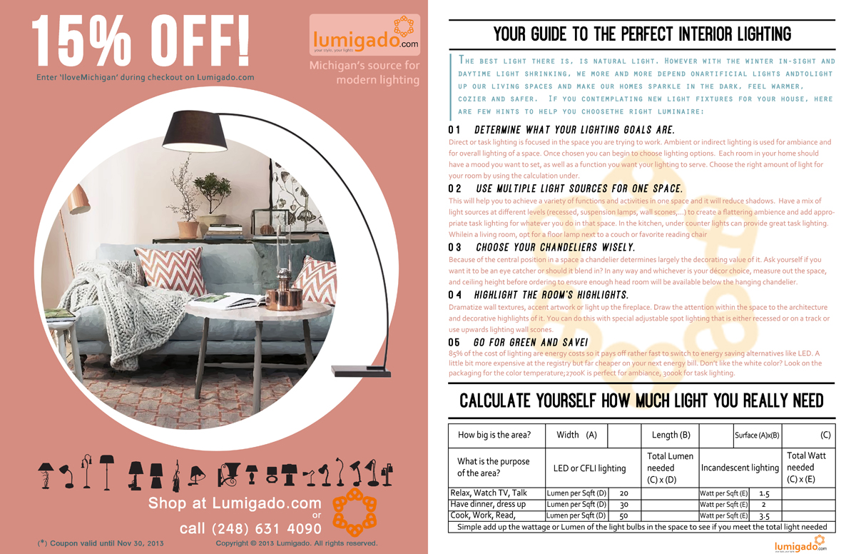 Flyer Design by pattida for Lumigado LLC | Design #2556687