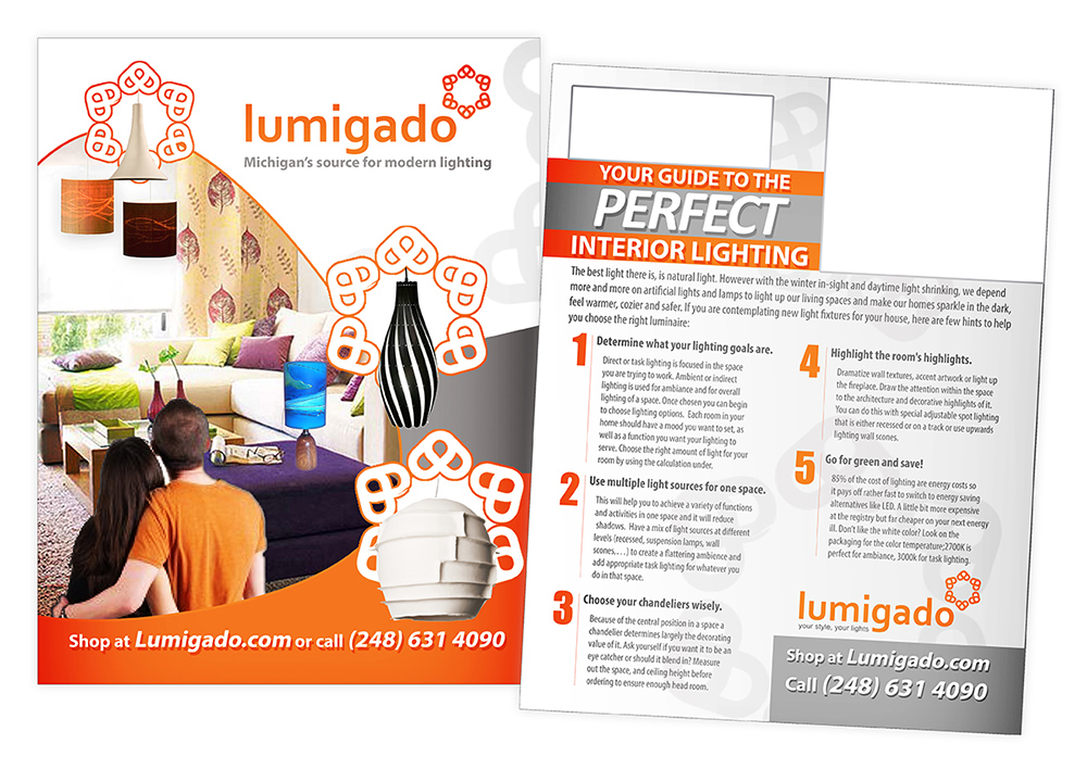 Flyer Design by creationz2011 for Lumigado LLC | Design #2549563