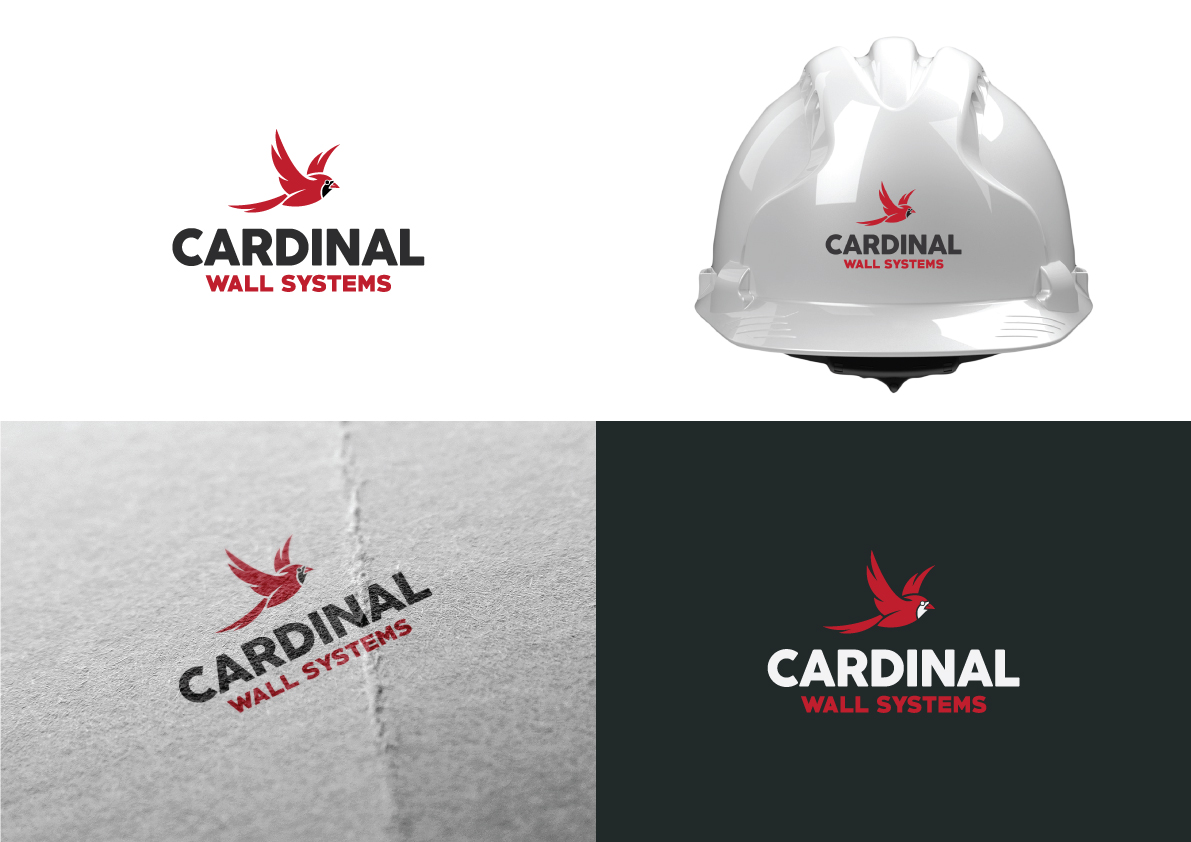 Logo Design by The Marble Peach for Cardinal Wall Systems LLC | Design #14914860
