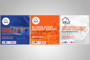 General Contractor ad set (3 ad campaign) directed at local realtors in Texas | Design Facebook par jeffdefy