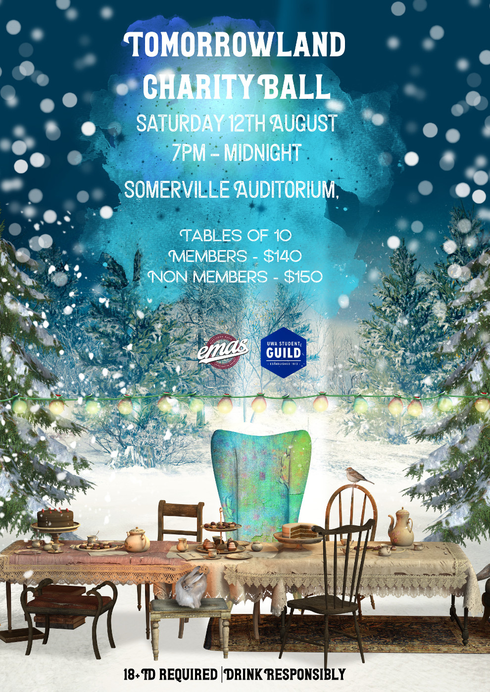 Poster Design by Marta van Eck for EMAS UWA | Design #14839433