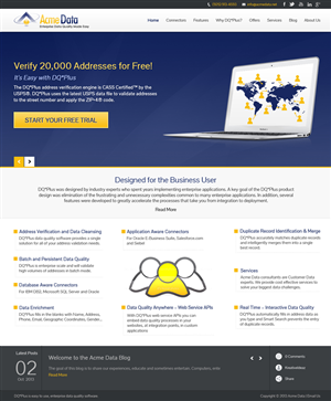 Landing Page Design by Kreative Ideaz for Acme Data | Design: #2573716