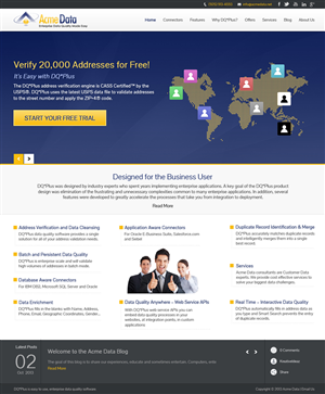 Landing Page Design by Kreative Ideaz for Acme Data | Design: #2680575
