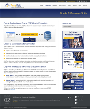 Landing Page Design by Kreative Ideaz for Acme Data | Design: #2732169