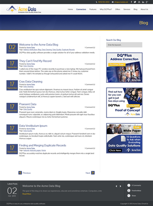 Landing Page Design by Kreative Ideaz for Acme Data | Design: #2733095
