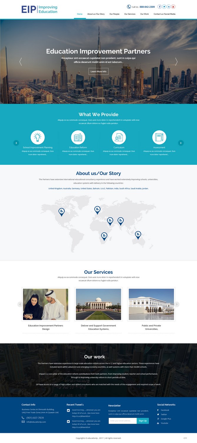 Web Design by pb for Education Improvement Partners | Design: #14848685