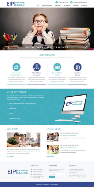 Web Design by pb for Education Improvement Partners | Design: #14848686