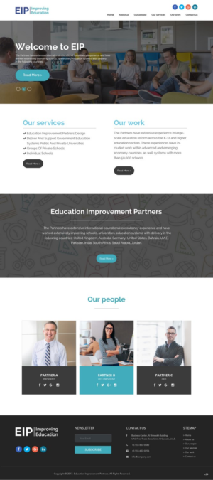 Web Design by pb for Education Improvement Partners | Design: #14848688