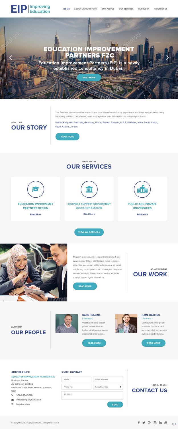 Web-Design von pb für Education Improvement Partners | Design #14848695