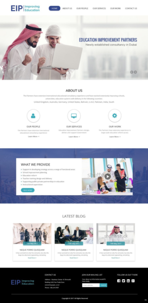 Web Design by pb for Education Improvement Partners | Design: #14869626