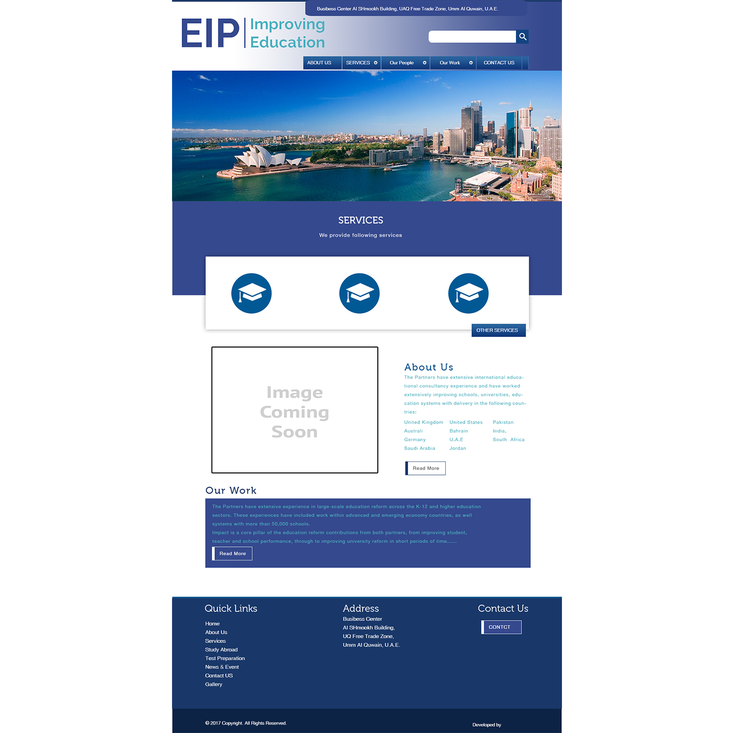Web Design by aambarishadhikari for Education Improvement Partners | Design #14899108