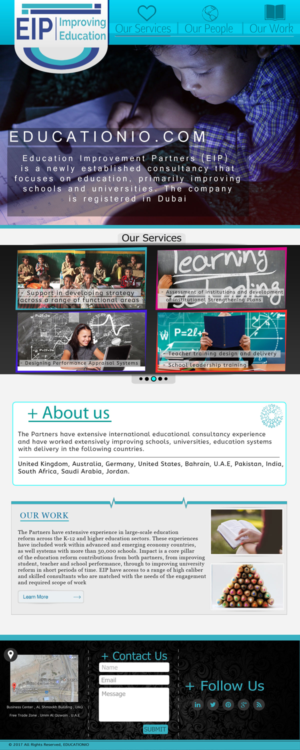 Web Design by BiG7oB for Education Improvement Partners | Design #14860718