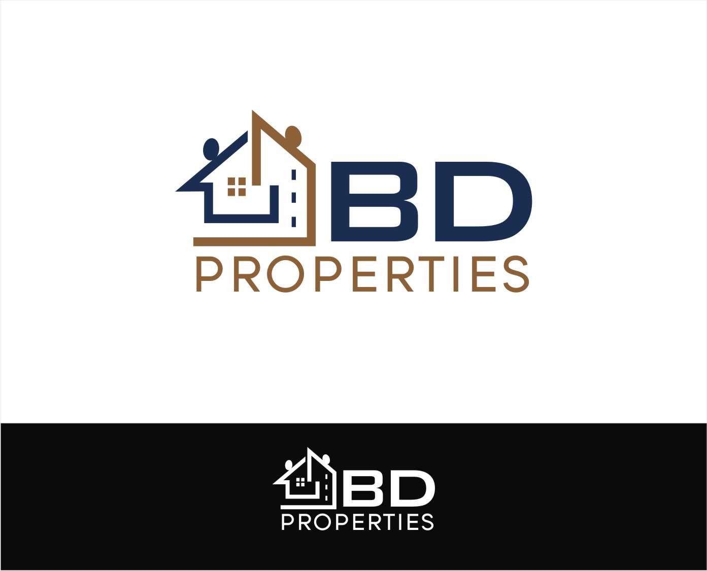 Logo Design by Soul Light for BD Properties | Design #14847547