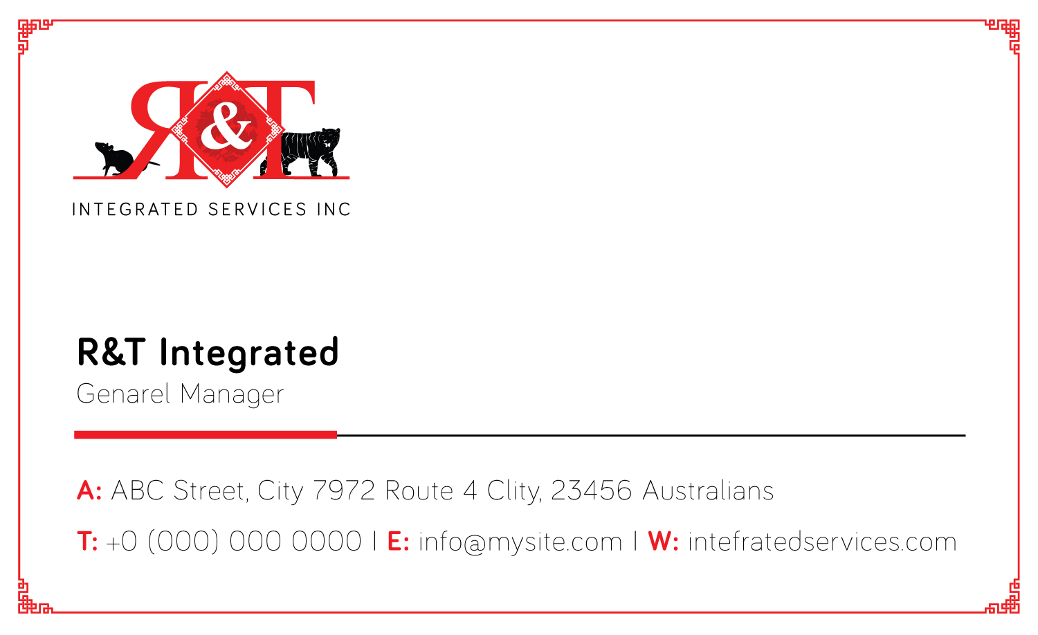 Stationery Design by Impressive Solutions for R&T Integrated Services | Design #14844825