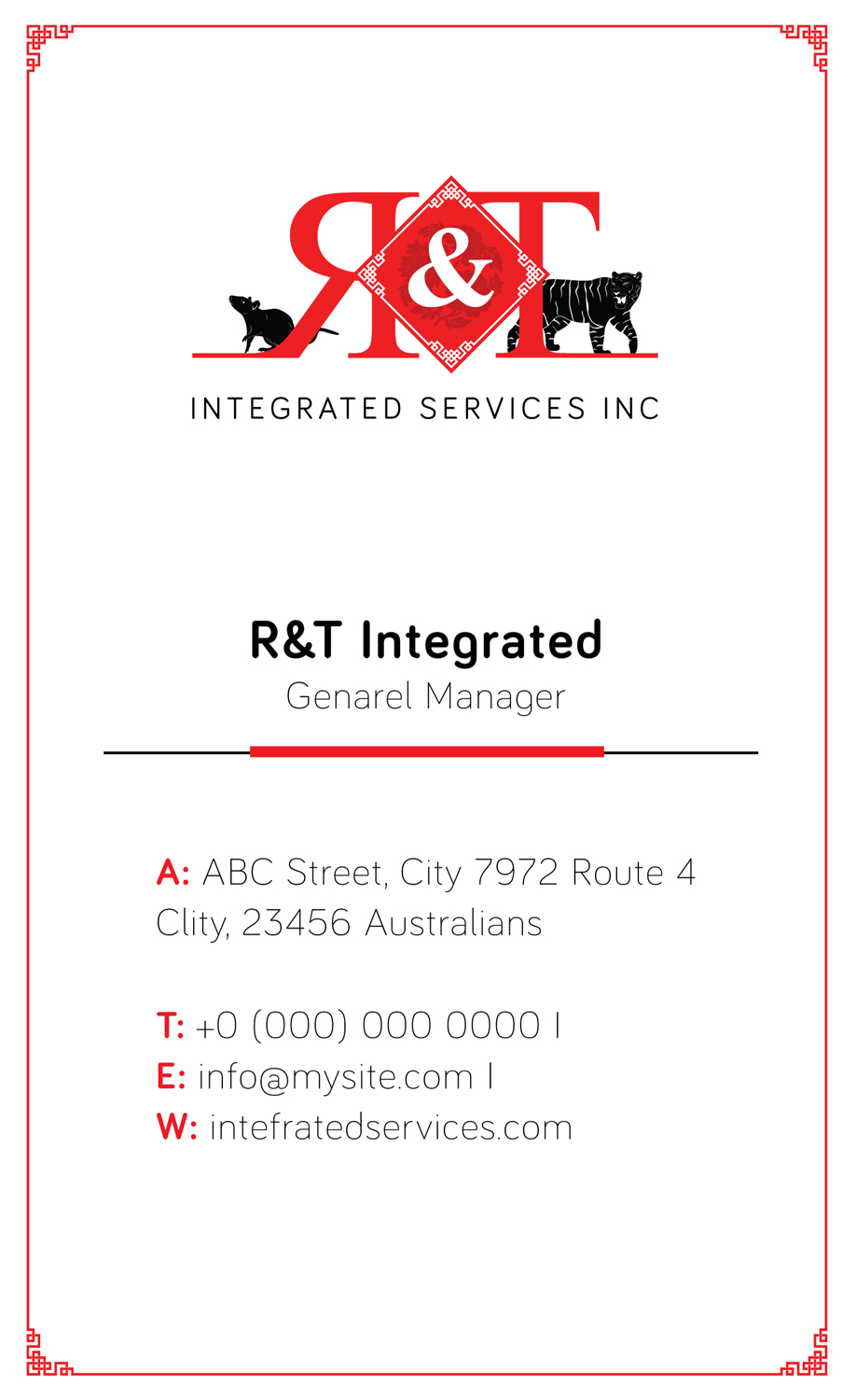 Stationery Design by Impressive Solutions for R&T Integrated Services | Design #14844882