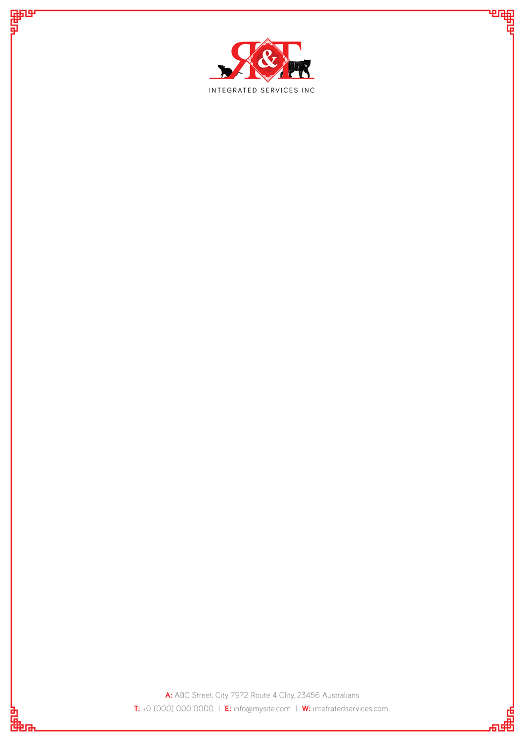 Stationery Design by Impressive Solutions for R&T Integrated Services | Design #14844883