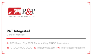 Stationery Design by Impressive Solutions for R&T Integrated Services | Design: #14844884