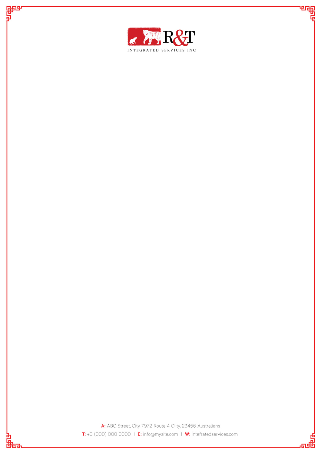 Stationery Design by Impressive Solutions for R&T Integrated Services | Design #14844919