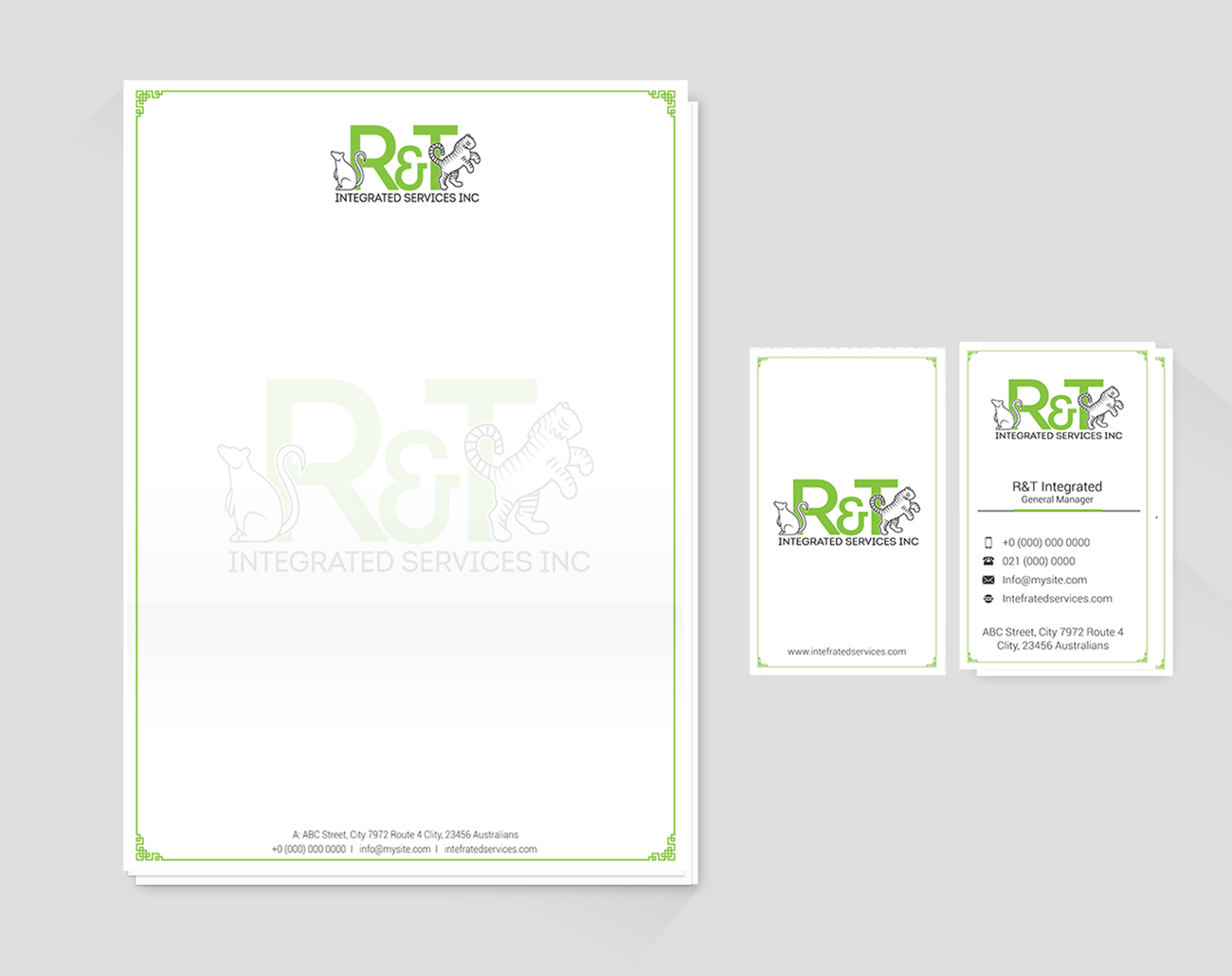 Stationery Design by Impressive Solutions for R&T Integrated Services | Design #14891106