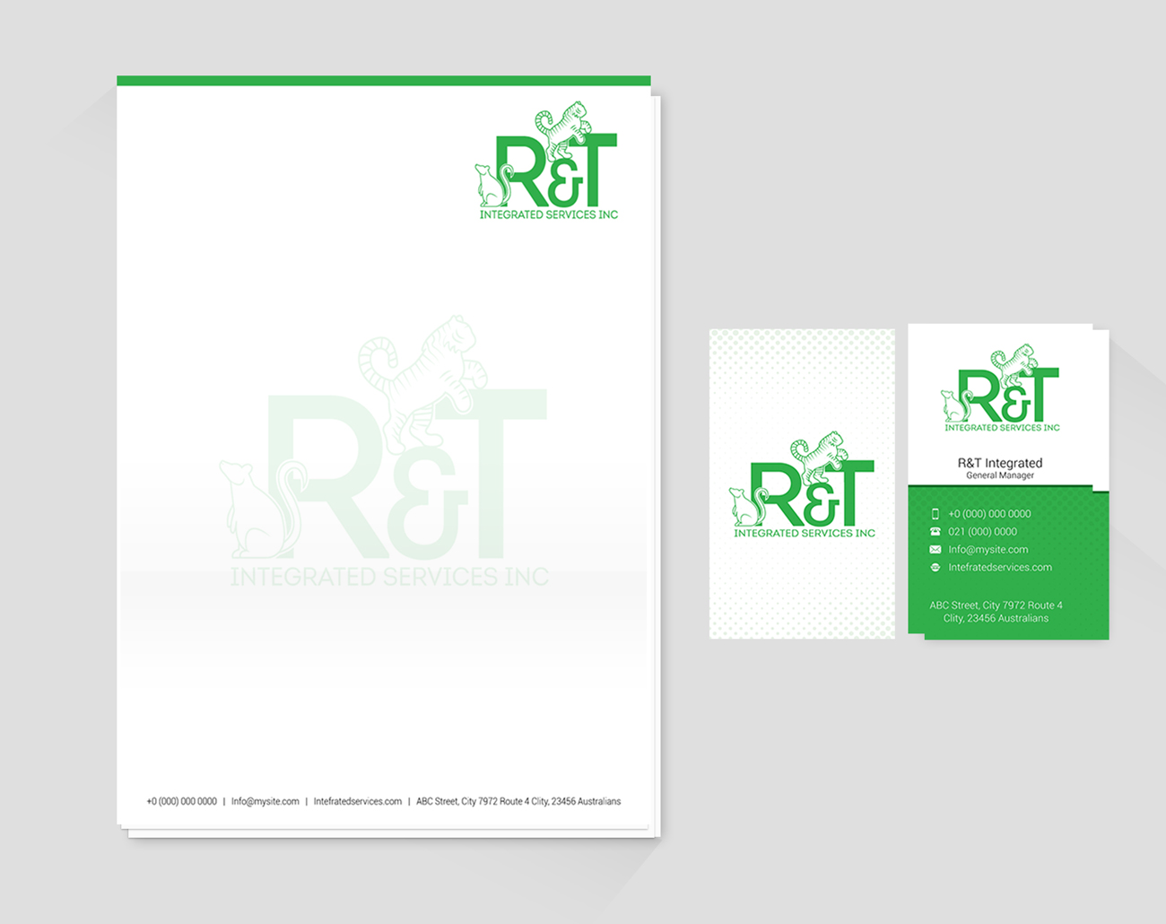 Stationery Design by Impressive Solutions for R&T Integrated Services | Design #14891108