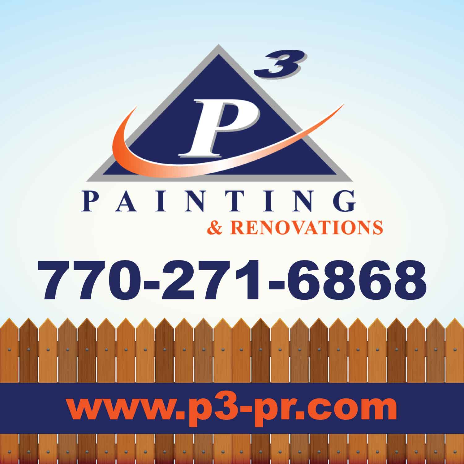Sticker Design by Annie Creative Service for P3 Painting & Renovations | Design #14852901