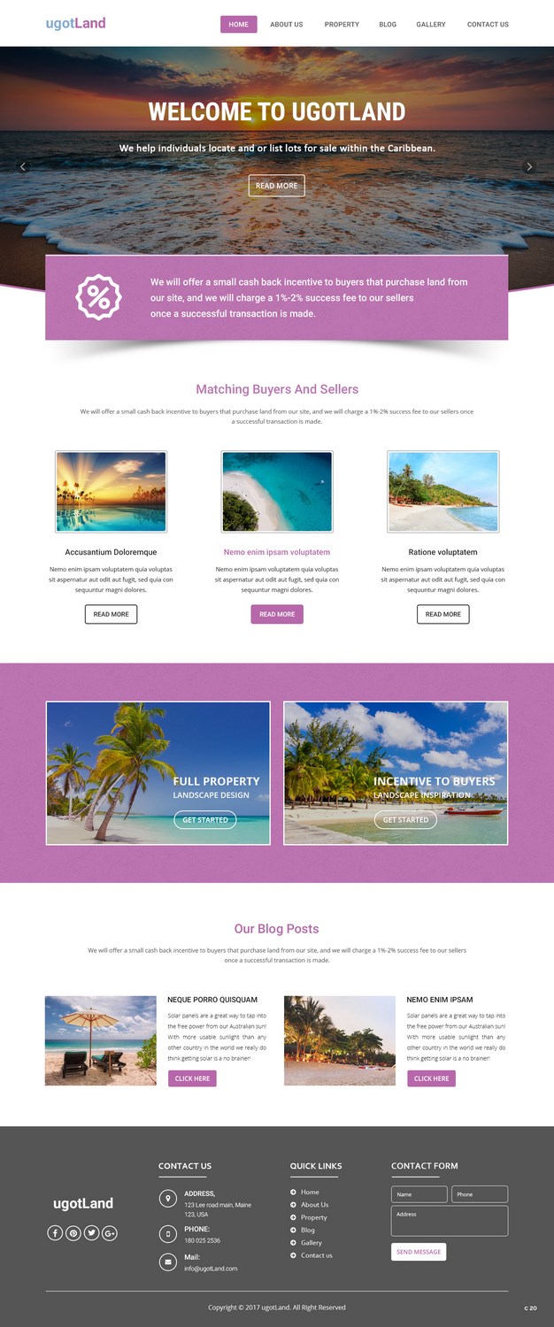 Web Design by pb for this project | Design #14893823