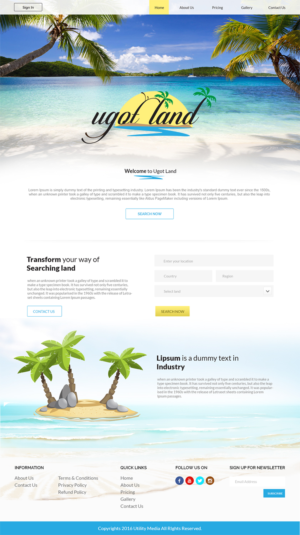 Web Design by primarydesigner2k9 for this project | Design #14922975