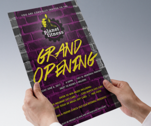 Grand Opening for a Fitness Center | Diseño de Flyer por dyzagraphic