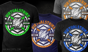 American Fighter inspired shirt for VirtualStrike | T-shirt Design by Mayonpx
