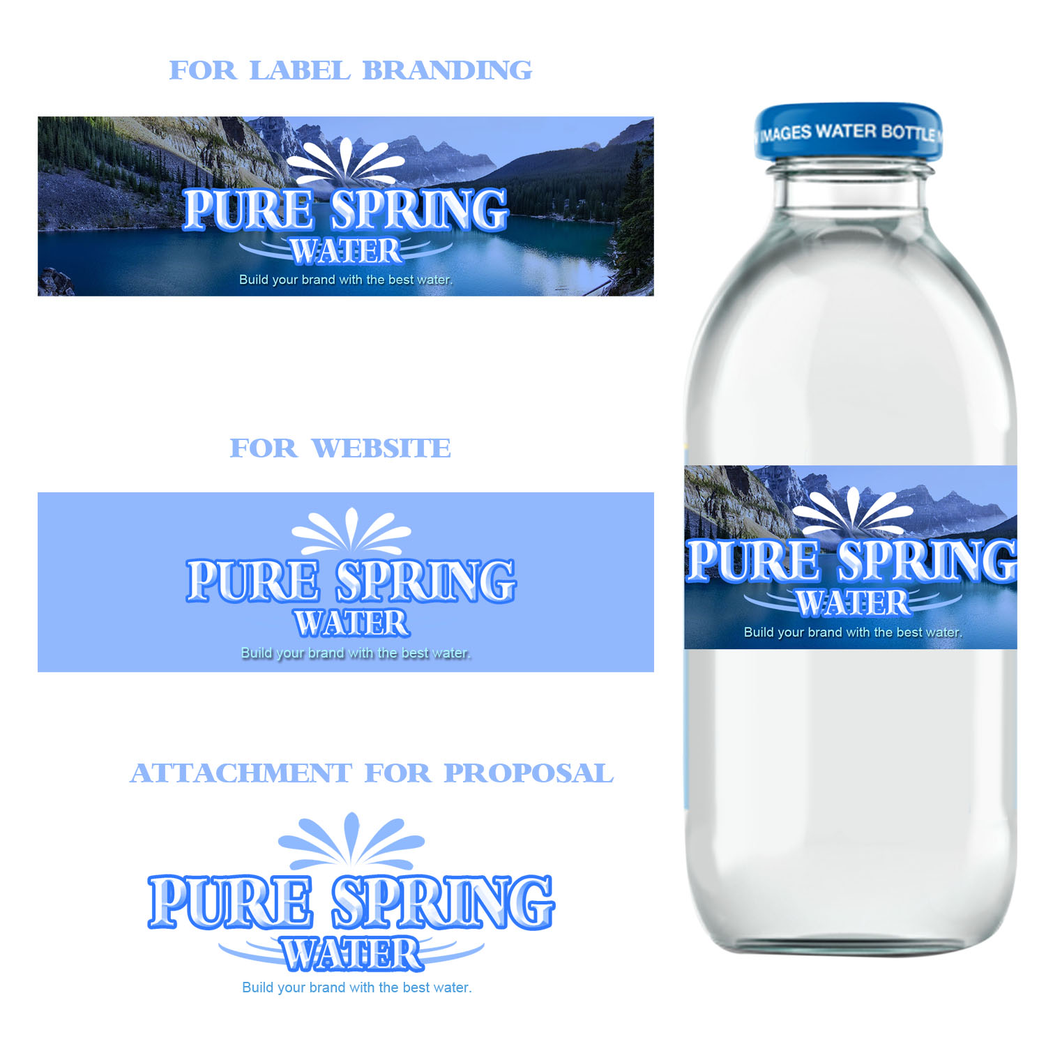 Logo Design by Lab-Artz for Pure Spring Water | Design #14862110