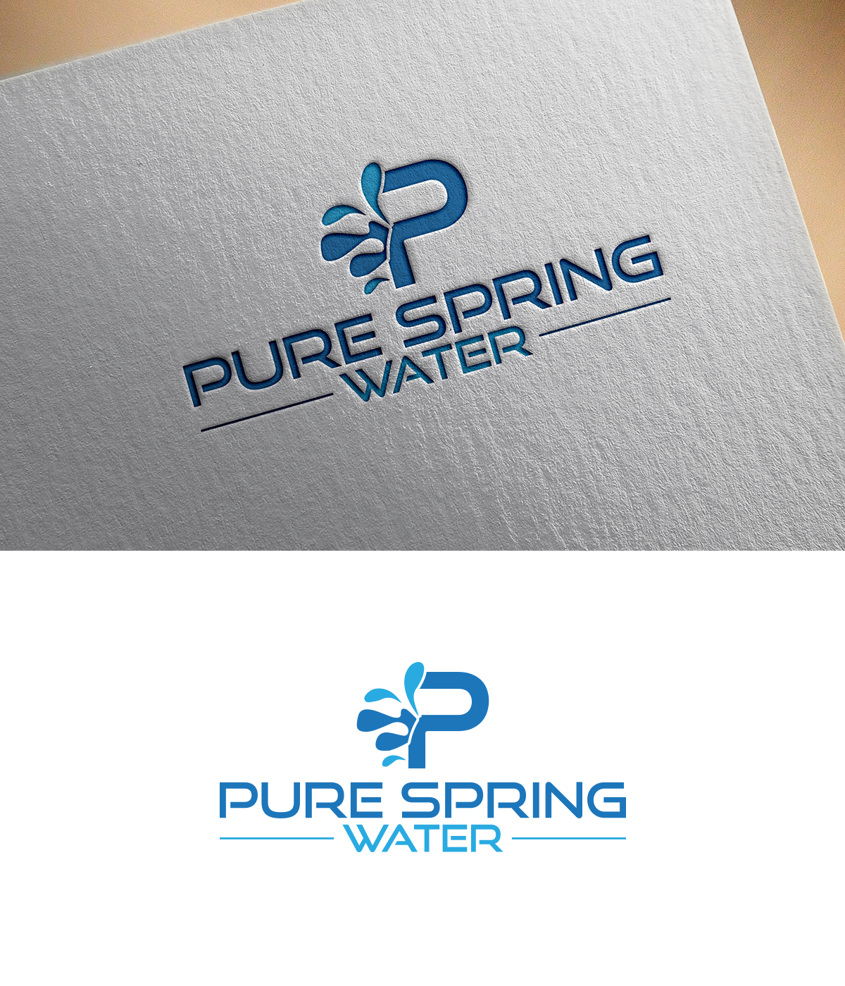 Logo-Design von saeinpahore41504 für Pure Spring Water | Design #14858092