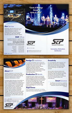 Audio Visual company needs brochure design | Diseño de Brochure por Sbss
