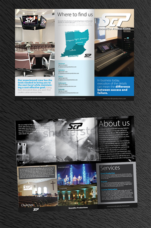 Audio Visual company needs brochure design | Diseño de Brochure por Svetlin Angelov
