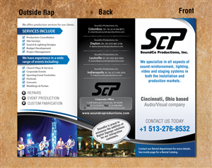 Audio Visual company needs brochure design | Diseño de Brochure por meet007